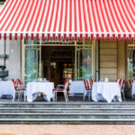 commercial awning for restaurant